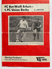 Fußballprogramm berliga 1977 gebraucht kaufen  Woltersdorf