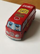 Vintage Very Rare 1960s Japanese Tin Toy VW Volkswagen Fire Truck, used for sale  Shipping to South Africa