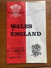 Wales rugby programme for sale  CARDIFF