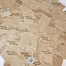 50 recortes de periódicos antiguos década de 1920 lote artículos título anuncios palabras texto M segunda mano  Embacar hacia Argentina