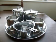 stainless steel tea set for sale  ABERGELE