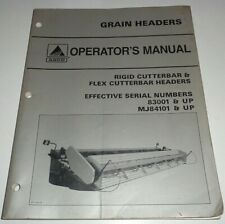 Agco Gleaner Grain Headers for R42 R52 R62 R72 8680 Combines Operators Manual for sale  Elizabeth