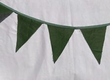 Handmade green linen for sale  WIGAN