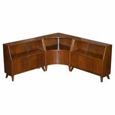 VINTAGE 1960'S GREAVES AND THOMAS G&T PUT U UP MODULAR SIDEBOARDS GLAZED DOORS for sale  Shipping to South Africa