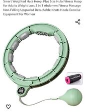 EXCELENTE Massagem Magnética Smart Hula Hoop Equipamento de Exercício com Balcão + Faixa de Suor, usado comprar usado  Enviando para Brazil