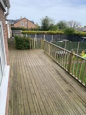 Used wooden decking for sale  FRODSHAM