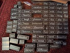 Magnetic poetry rubber for sale  HOLSWORTHY