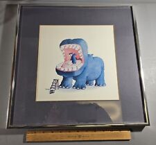 Humorous print hippo for sale  Hendersonville