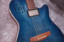 Guitarra elétrica acústica Godin A6 Ultra Extreme azul trans comprar usado  Enviando para Brazil