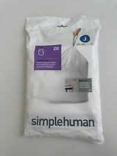 Simplehuman bin liners for sale  PONTYPOOL