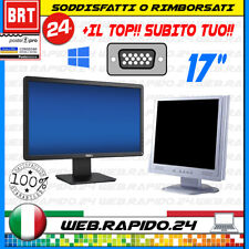 PC MONITOR SCHERMO LCD DA 17" POLLICI (DELL,HP) VGA DVI DISPLAY DESKTOP OK!! 19 na sprzedaż  Wysyłka do Poland