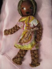 Vintage woven doll for sale  UK