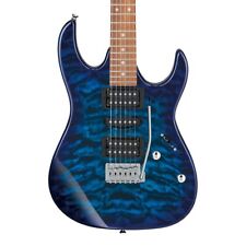 Usado, Guitarra Eléctrica Ibanez Gio Serie GRX70QA-TBB Transparente Azul Explosión Usada segunda mano  Embacar hacia Argentina