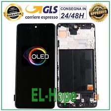 DISPLAY LCD OLED + FRAME PER SAMSUNG GALAXY A51 SM A515 A515F TOUCH SCREEN VETRO usato  Villabate