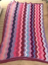 Homemade knitted blanket for sale  BLACKBURN