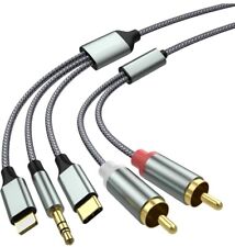 Lightning rca cable for sale  SWINDON
