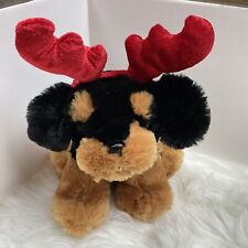 DAN DEE Collectors Choice Dog Puppy Antlers Plush Stuffed Animal Reindeer   for sale  Winter Park