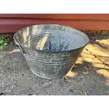 Galvanized wash tub for sale  Shipping to Ireland