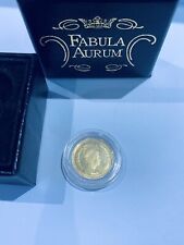 Moeda de ouro 9 quilates meia coroa Fabula Aurum comprar usado  Enviando para Brazil