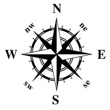 Compass Sticker Funny Car 4x4 Van Window Bumper Hood Vinyl Decal Decoration  for sale  Shipping to United Kingdom