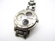 Reloj de pulsera Zippo reloj en funcionamiento 2002 usado con defectos raro segunda mano  Embacar hacia Argentina