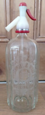 Vintage Soda Water Bottle Glass Dispenser Siphon Brothwell Fletcher Workington for sale  Shipping to South Africa