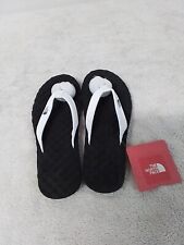 Size 6 Women -  THE NORTH FACE 'BASE CAMP MINI II' Black/White FLIP FLOP SANDALS, used for sale  Shipping to South Africa
