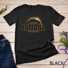 Indiana America April 2024 Path of Totality Solar Eclipse T-Shirt Unisex T-shirt for sale  Shipping to South Africa