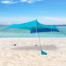 Usado, Barraca de dossel de praia Aohanoi sombra solar, tenda, 10 x 10 pés 4 postes, degradê  comprar usado  Enviando para Brazil