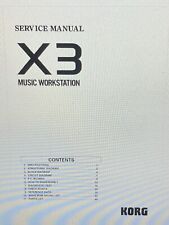 Manual de servicio digital de estación de música Korg X3 segunda mano  Embacar hacia Argentina