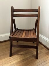 Cadeira dobrável vintage infantil infantil infantil madeira ripas, usado comprar usado  Enviando para Brazil