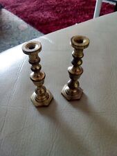 Vintage brass candlesticks for sale  WHITSTABLE