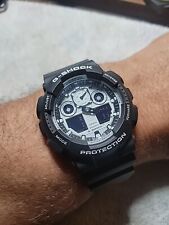 Relógio esportivo Casio G-SHOCK 5081 masculino GA-100BW-1A grande preto e branco Ana-Digi , usado comprar usado  Enviando para Brazil
