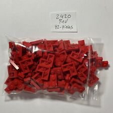 Lote de elementos Lego limpos - 2420 (placa 2 x 2 cantos) - Vermelho - 82 peças - 1,4 oz comprar usado  Enviando para Brazil