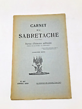Carnet sabretache 1950 d'occasion  Montpellier-