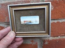 A Signed Miniature Painting of Heybridge Basin by J Brett for sale  Shipping to South Africa