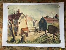 Signed 1948 watercolour for sale  PETERBOROUGH