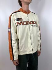 Jaqueta de couro masculina vintage Speedway Monza Racing Moto tamanho XXL comprar usado  Enviando para Brazil