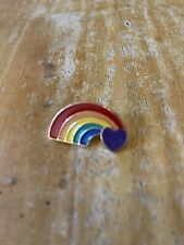 Rainbow pin badge for sale  LONDON