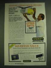 1984 Stanley Garage Door Opener Ad - Double bonus, used for sale  Shipping to South Africa