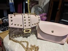 pink leather clutch for sale  Millersburg