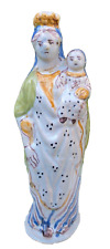 Vierge accouchée faïence d'occasion  Saint-Aubin-du-Cormier