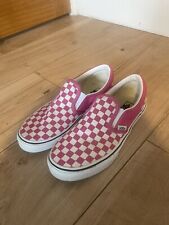 pink checkered vans for sale  MONMOUTH
