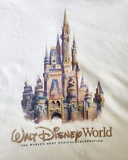 Camiseta Walt Disney World 50 Aniversario Magic Kingdom's Castle Para Mujer XL Usada en Excelente Condición segunda mano  Embacar hacia Mexico