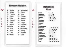 Morse code chart for sale  Abilene