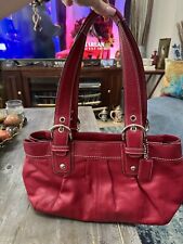 Coach purse red for sale  Plant City