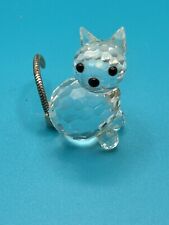 Swarovski crystal cat for sale  KING'S LYNN