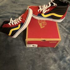 VANS Sk8-Hi OTW Rally Talla 6.5 Hombre 8 Mujer, Rojo Azul y Amarillo Color segunda mano  Embacar hacia Argentina