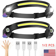 Rechargeable cob headlamp for sale  USA