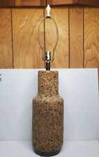 Vintage cork lamp for sale  Downers Grove